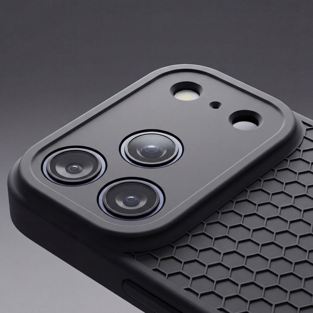 Raised camera guard